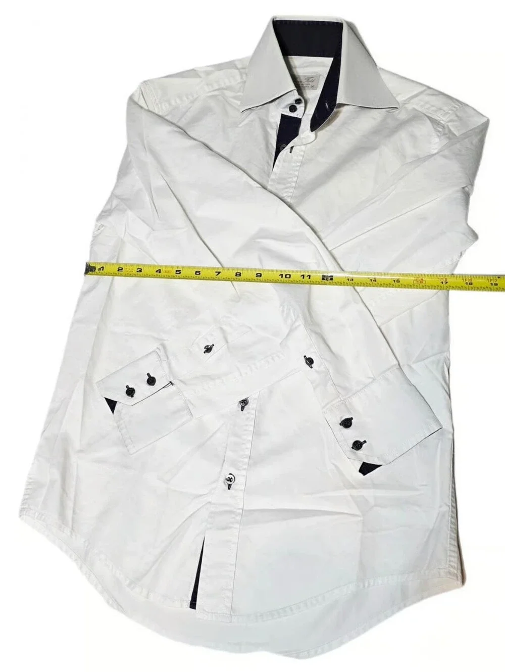 Bruce Field Double Retors White Button Up Dress Shirt - Picture 6 of 6
